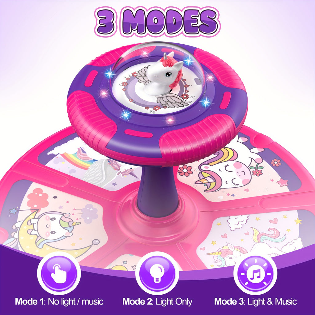 Unicorn Sit And Spin Toys for Youngsters Christmas Gift