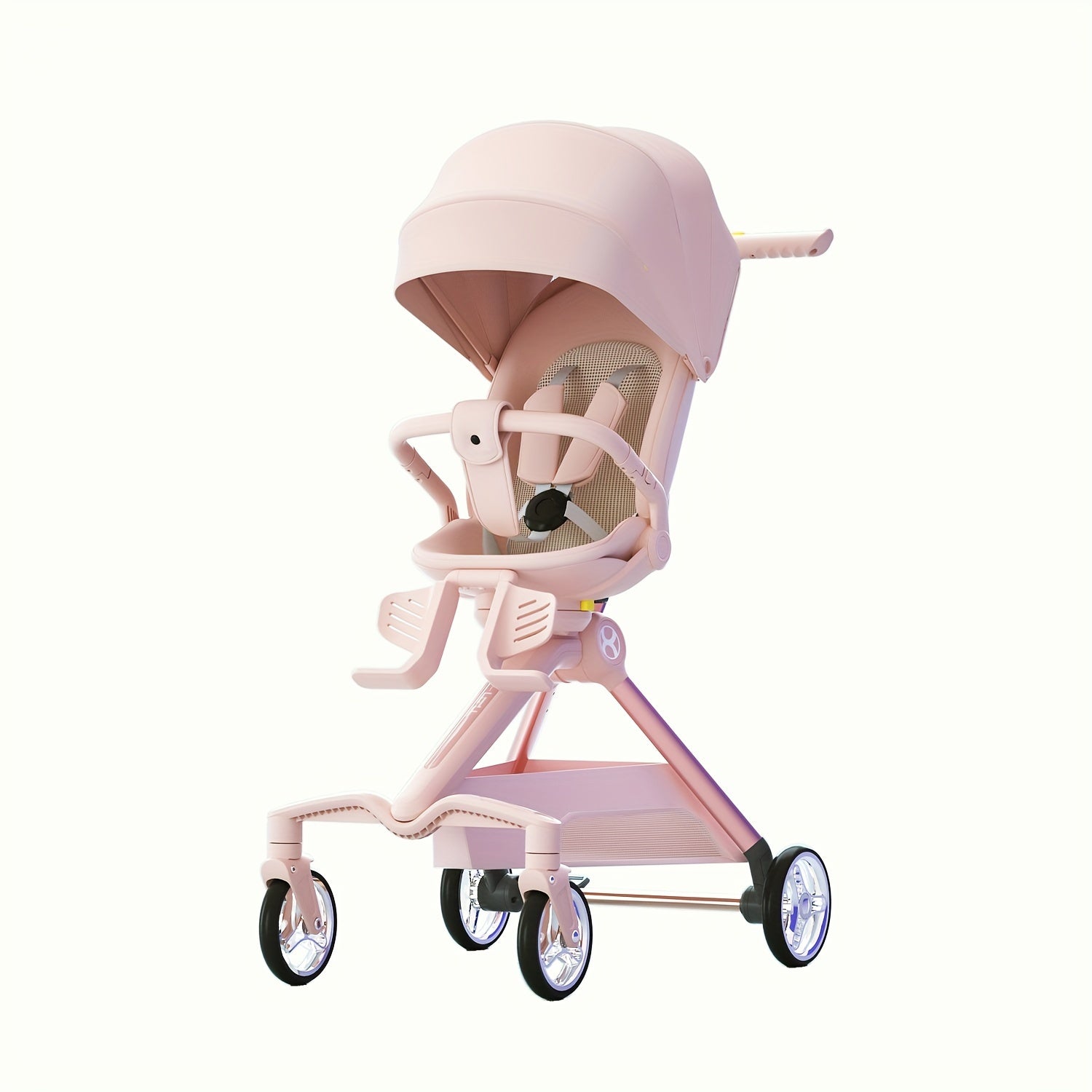 Travel Stroller, Reversible Seat Lightweight Baby Stroller, Mini ELF 2 Ultra Compact Stroller, Airplane Compatible, Full Recline Ergonomic Backrest, Load Up To 50lbs For Babies And Toddlers-Green