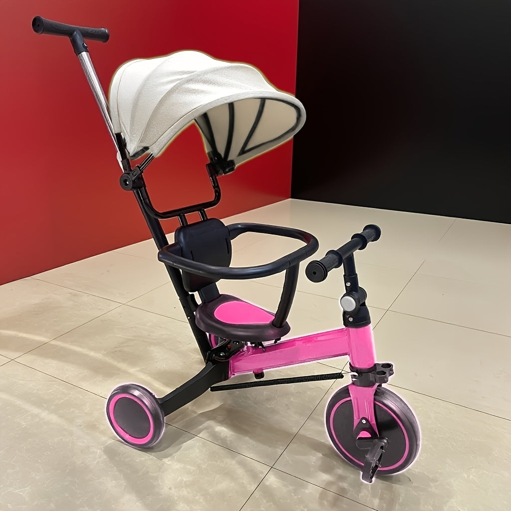 5-in-1 Stroller Bike Balance Scooter New Kids' Multifunctional Tricycle Ideal for Christmas, Thanksgiving, Halloween, Easter, Valentine's Day, and Birthday Gifts