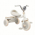 UBRAVOO Baby Tricycle, Foldable Toddler Trike with Pedals, Unique PU Wheels with Elasticity Shock-absorbing Effect, Cool Lights, Baby First Walker Trike for 1-5 Years Old Girls, Boys