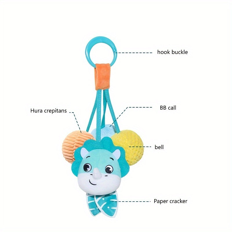 Stroller Suspension Toy Bed Hanging Plush Toy Gripping Toys Can Be Used In Various Scenarios With Bright Colors To Attract Eye-catching Fabric Soft