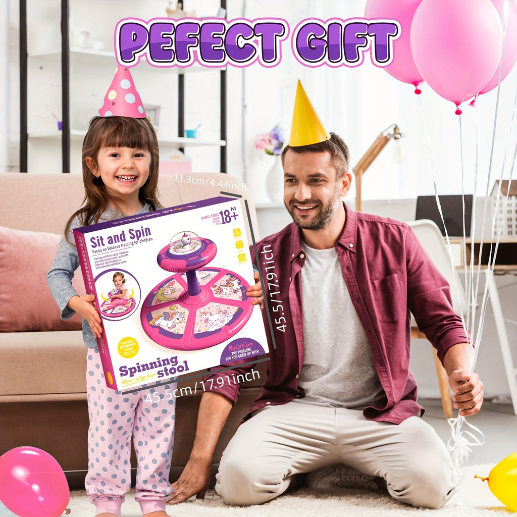 Unicorn Sit And Spin Toys for Youngsters Christmas Gift