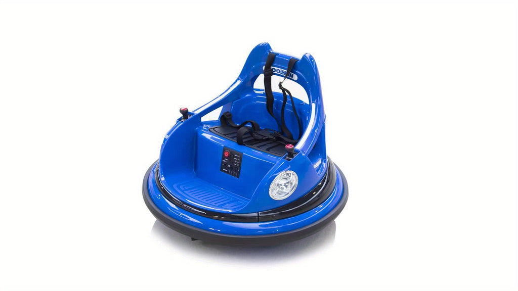 12V Kids Bumper Car, Toddlers Ride On Car With Remote Control, Electric Bumper Car With 360 Degree Spin, LED Lights, Music, 1.9MPH Max, 3-5 Years Old, Toy Gifts, Lavender, Blue, Red, Orange