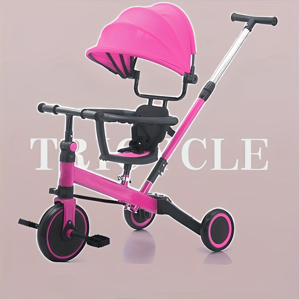 5-in-1 Stroller Bike Balance Scooter New Kids' Multifunctional Tricycle Ideal for Christmas, Thanksgiving, Halloween, Easter, Valentine's Day, and Birthday Gifts
