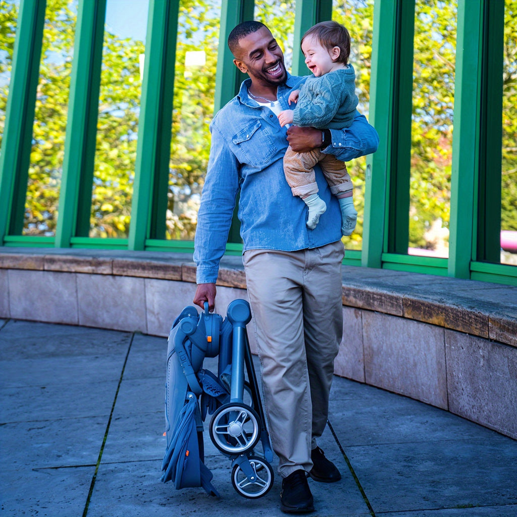 Travel Stroller, Reversible Seat Lightweight Baby Stroller, Mini ELF 2 Ultra Compact Stroller, Airplane Compatible, Full Recline Ergonomic Backrest, Load Up To 50lbs For Babies And Toddlers-Green