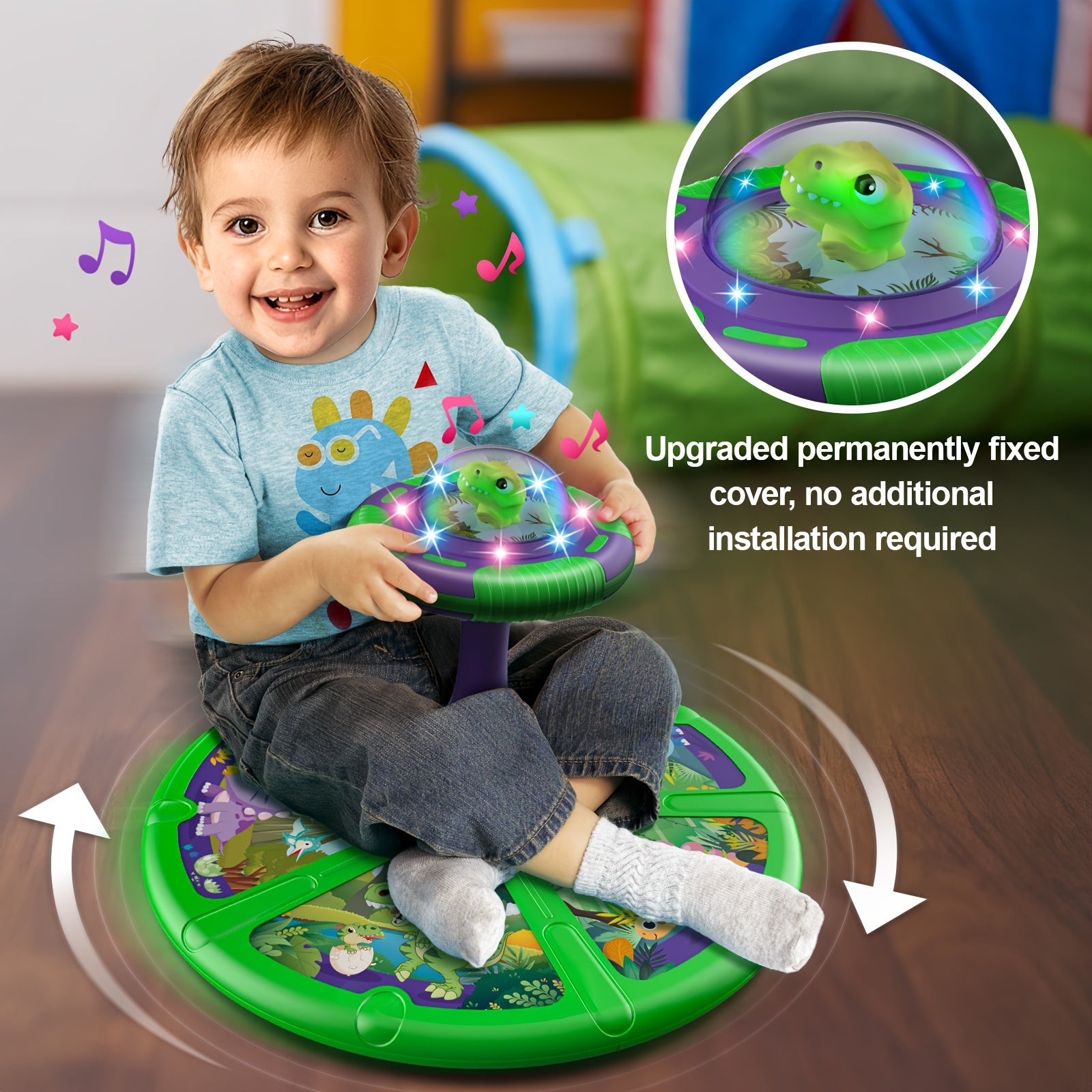 Unicorn Sit And Spin Toys for Youngsters Christmas Gift