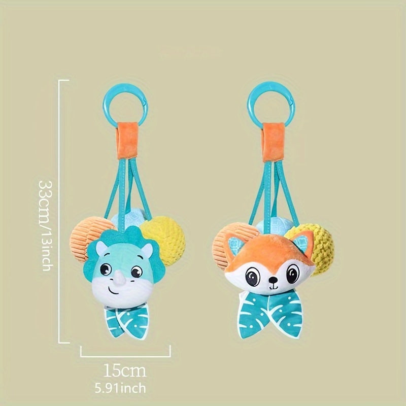 Stroller Suspension Toy Bed Hanging Plush Toy Gripping Toys Can Be Used In Various Scenarios With Bright Colors To Attract Eye-catching Fabric Soft