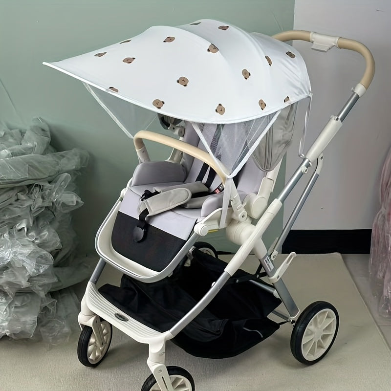 Baby Stroller Sunshade And Sunshade Roof Are Suitable For Various Car Models For Easy Storage And Installation In One Second (the Stroller Needs To Have An Original Roof, Otherwise It Cannot Be Used)