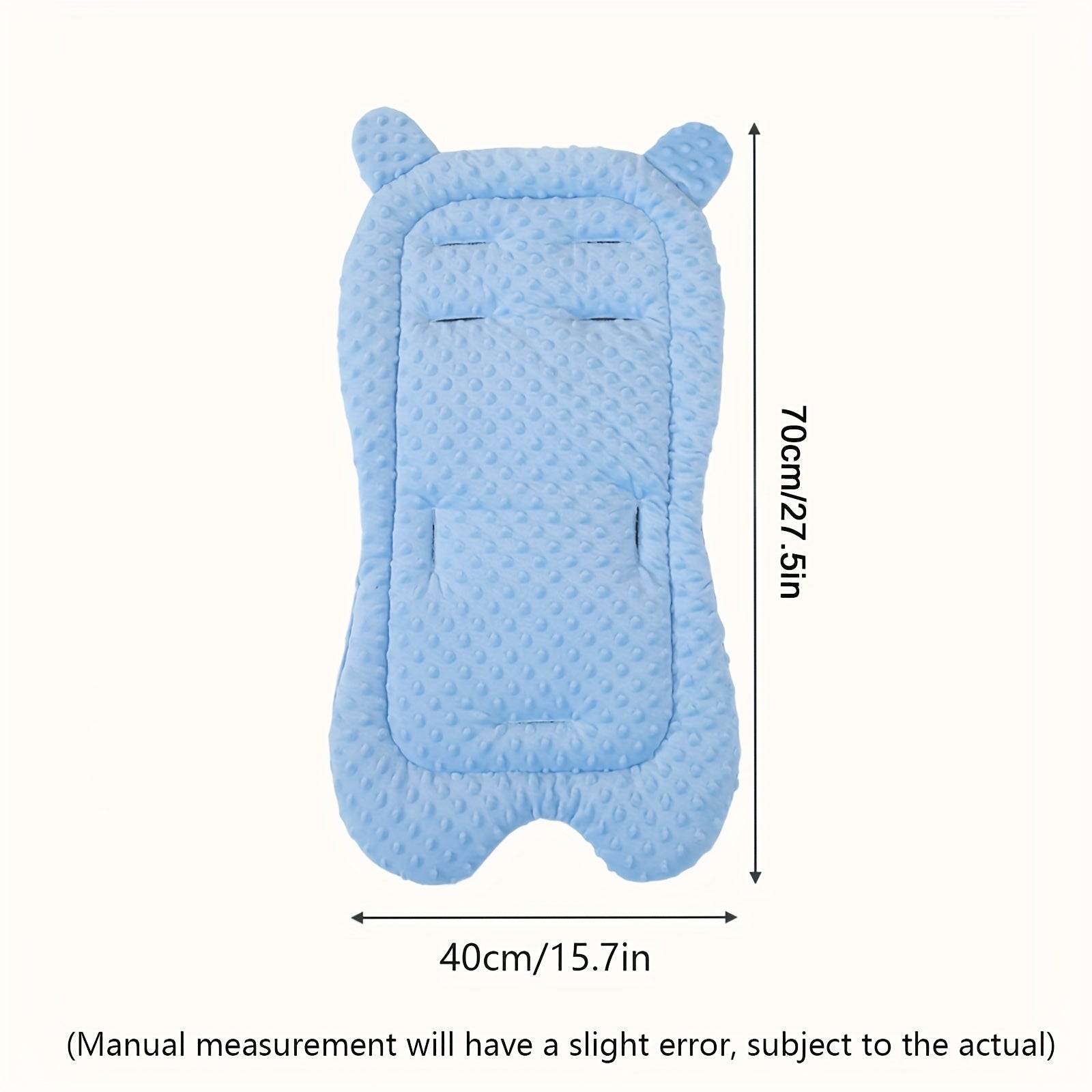 1pc Thickened Winter Car Seat Mat - Non-Slip, Warm & Comfortable Polyester Fiber Mat for Baby Strollers, Stroller Mat|Warmth Retaining Mat|Durable Stroller Mat, Stroller Accessories