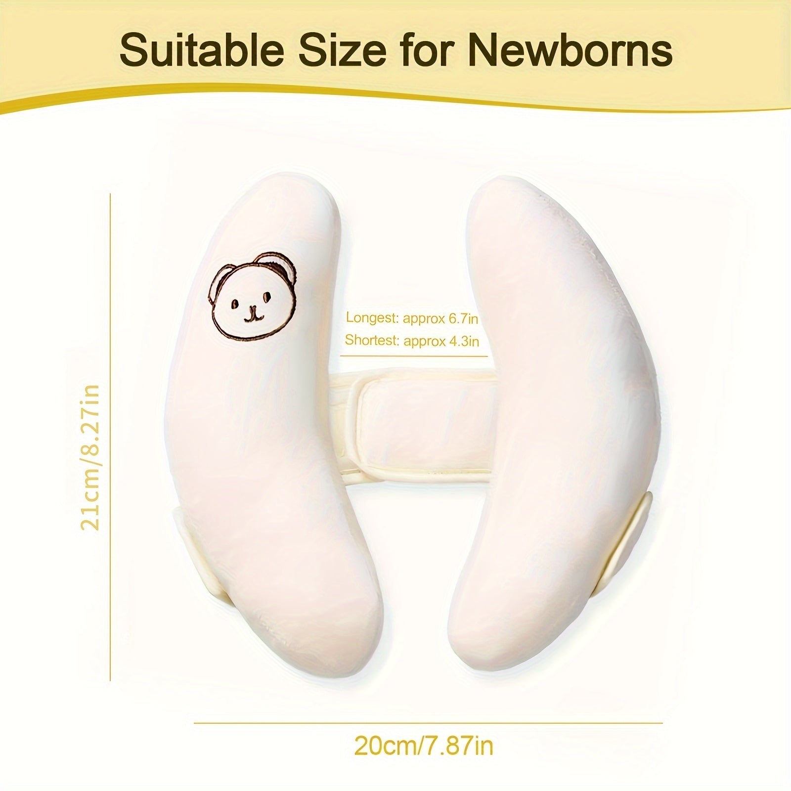 1pc Newborn Safety Seat, Baby Stroller Headrest, Adjustable Head Fixed Neck Pillow, Suitable For Travel, Ideal Christmas And Thanksgiving Gifts