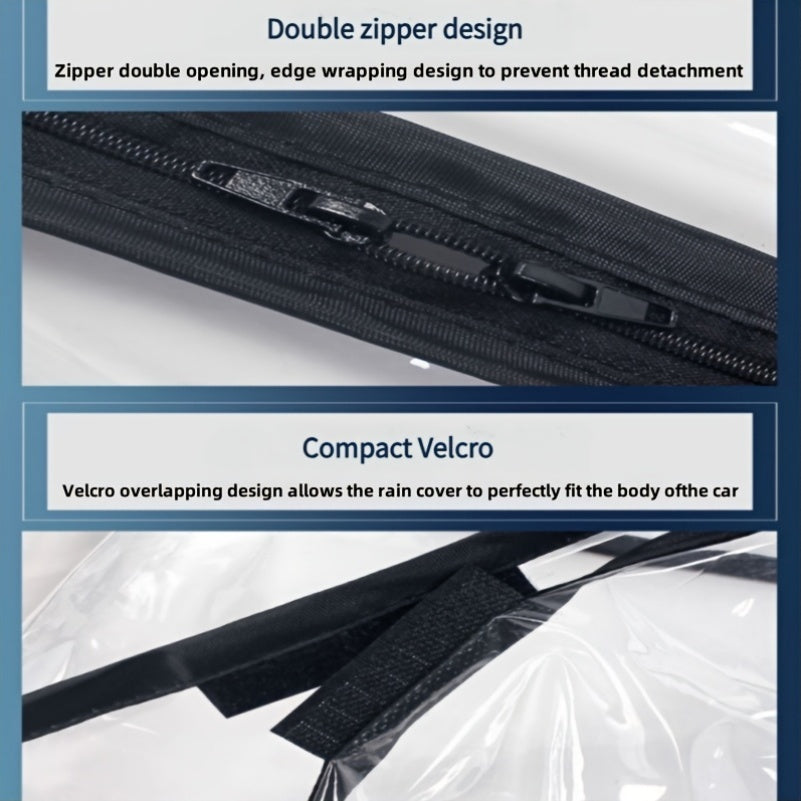 Stroller Rain Cover Windproof Baby Travel Stroller Trolley Umbrella Raincoat-Stroller Accessories