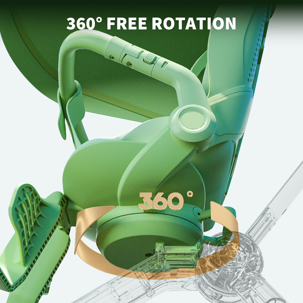 Travel Stroller, Reversible Seat Lightweight Baby Stroller, Mini ELF 2 Ultra Compact Stroller, Airplane Compatible, Full Recline Ergonomic Backrest, Load Up To 50lbs For Babies And Toddlers-Green