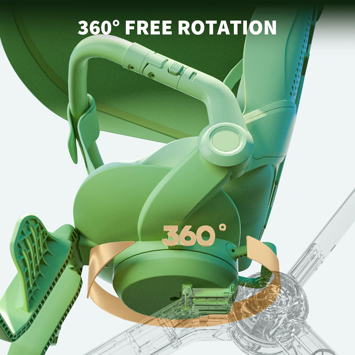 Travel Stroller, Reversible Seat Lightweight Baby Stroller, Mini ELF 2 Ultra Compact Stroller, Airplane Compatible, Full Recline Ergonomic Backrest, Load Up To 50lbs For Babies And Toddlers-Green